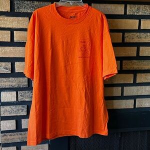 Re:Set Less Noise. More Music. Men's Orange T-Shirt - NWOT
